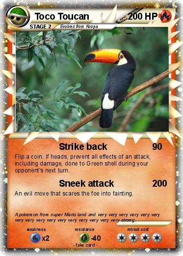 Pokemon Toco Toucan