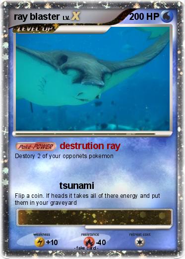 Pokemon ray blaster