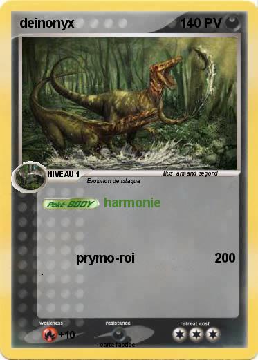 Pokemon deinonyx
