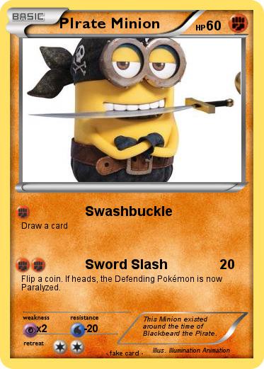 Pokemon PIrate Minion