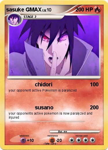 Pokemon sasuke GMAX
