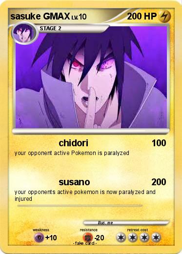 Pokemon sasuke GMAX