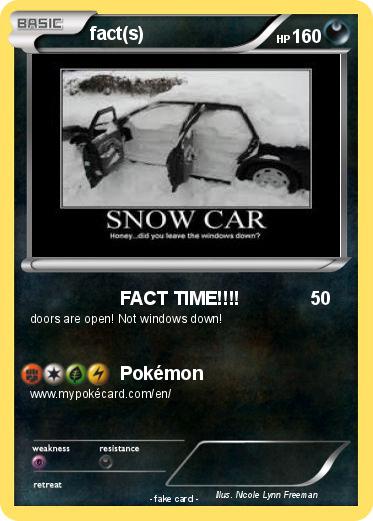 Pokemon fact(s)