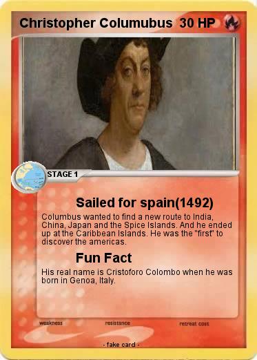Pokemon Christopher Columubus