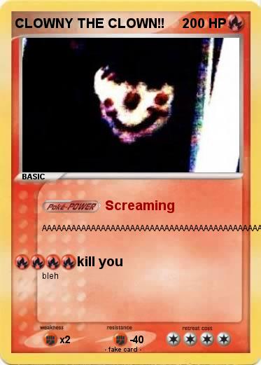 Pokemon CLOWNY THE CLOWN!!