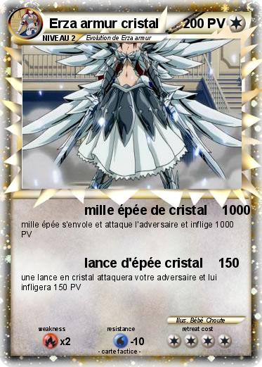 Pokemon Erza armur cristal