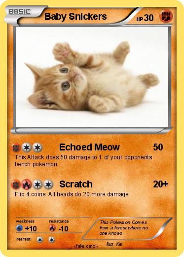 Pokemon Baby Snickers