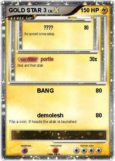 Pokemon GOLD STAR 3