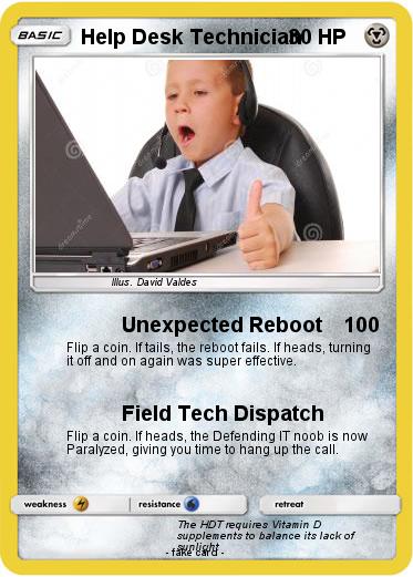 Pokemon Help Desk Technician