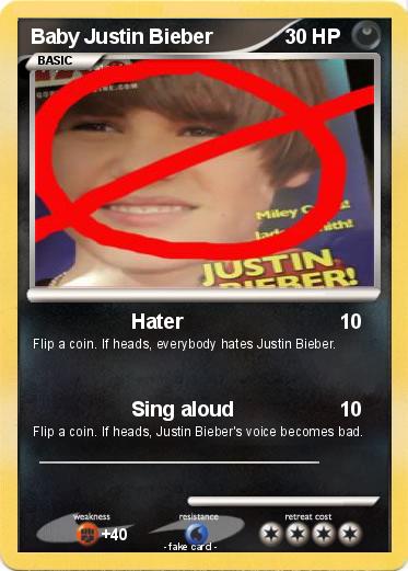 Pokemon Baby Justin Bieber