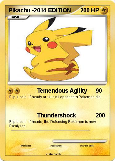 Pokemon Pikachu -2014 EDITION
