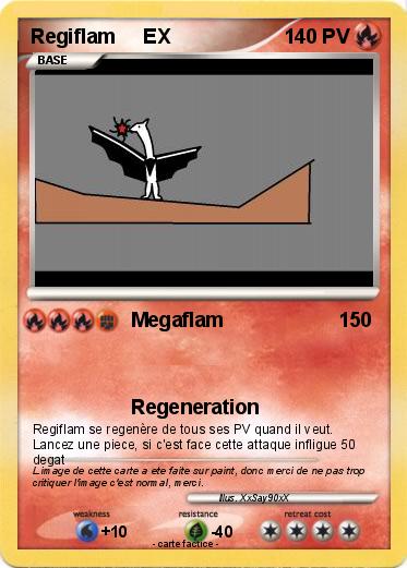Pokemon Regiflam     EX
