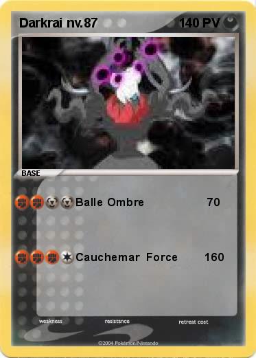 Pokemon Darkrai nv.87