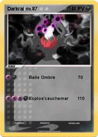 Pokemon Darkrai nv.87