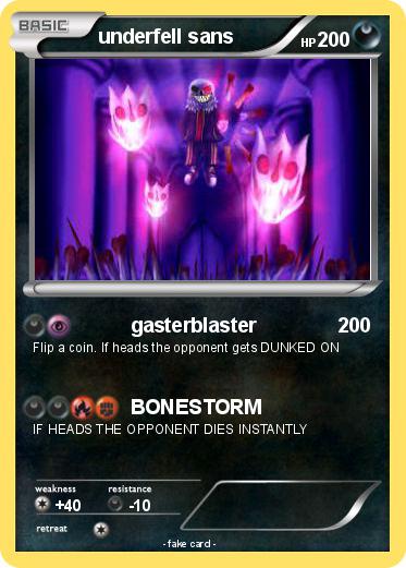 Pokemon underfell sans