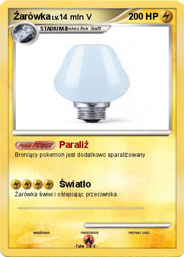 Pokemon Żarówka