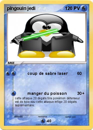 Pokemon pingouin jedi