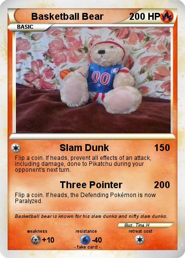 Pokemon Basketball Bear