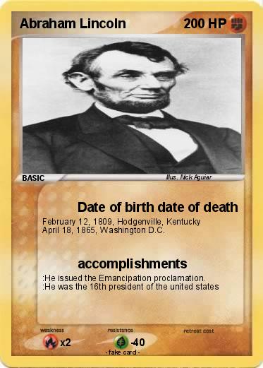 Pokemon Abraham Lincoln