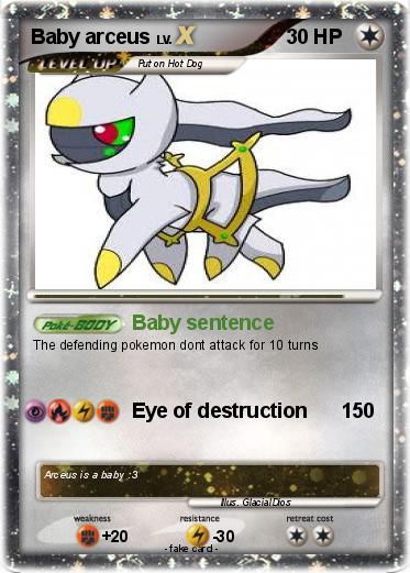 Pokemon Baby arceus