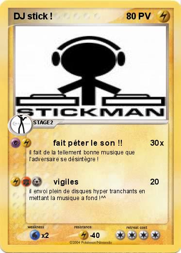 Pokemon DJ stick !