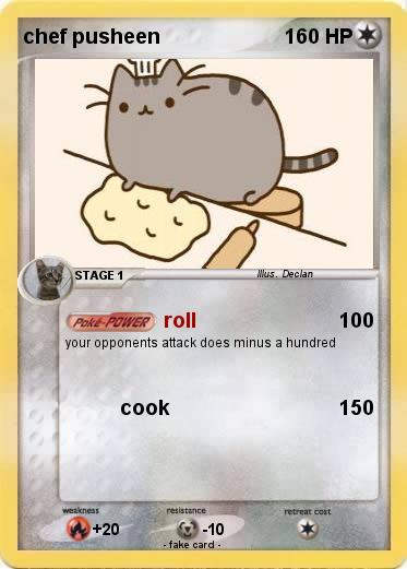 Pokemon chef pusheen