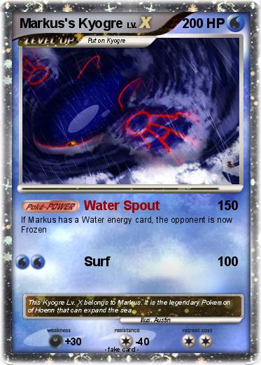 Pokemon Markus's Kyogre