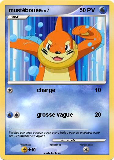 Pokemon mustébouée