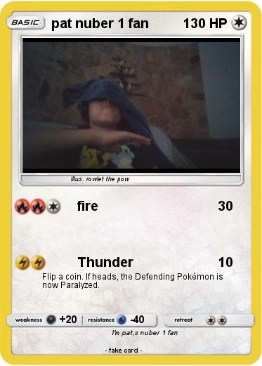 Pokemon pat nuber 1 fan