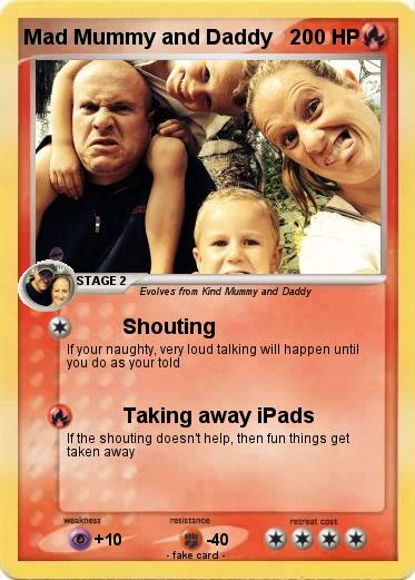 Pokemon Mad Mummy and Daddy