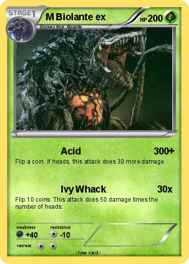 Pokemon M Biolante ex