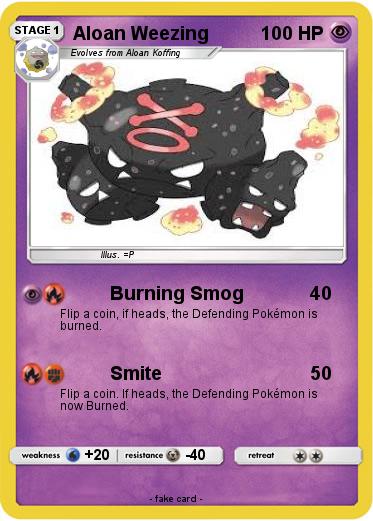Pokemon Aloan Weezing