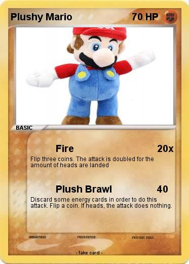 Pokemon Plushy Mario