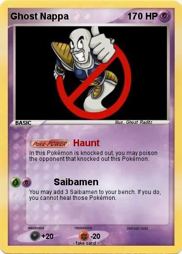Pokemon Ghost Nappa