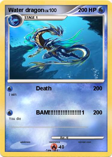 Pokemon Water dragon