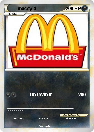 Pokemon maccy d