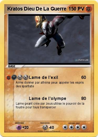 Pokemon Kratos Dieu De La Guerre