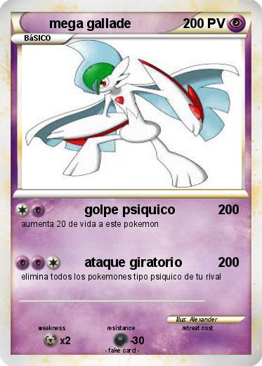Pokemon mega gallade
