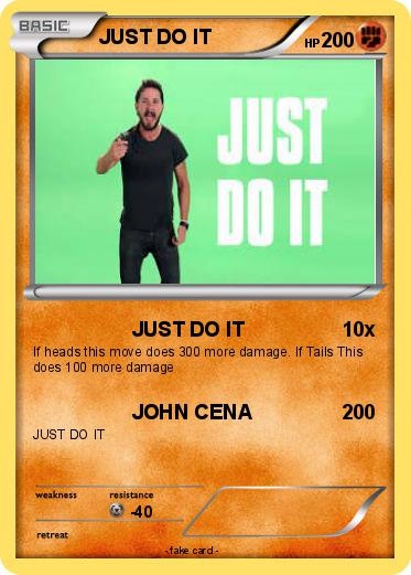 Pokemon JUST DO IT
