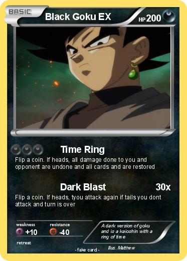 Pokemon Black Goku EX