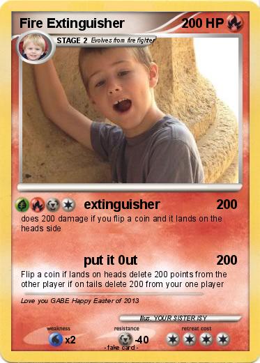 Pokemon Fire Extinguisher