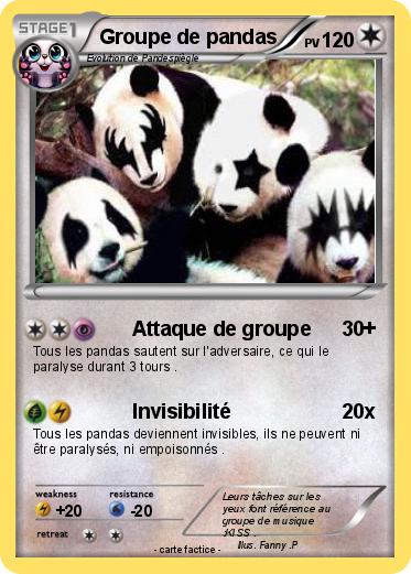 Pokemon Groupe de pandas