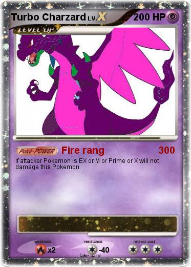 Pokemon Turbo Charzard