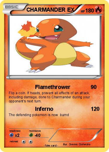 Pokemon CHARMANDER EX