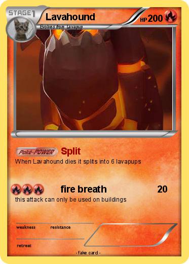 Pokemon Lavahound