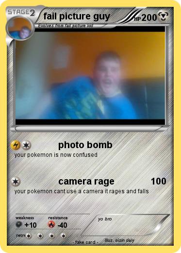Pokemon fail picture guy