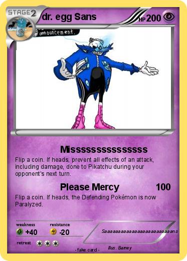 Pokemon dr. egg Sans