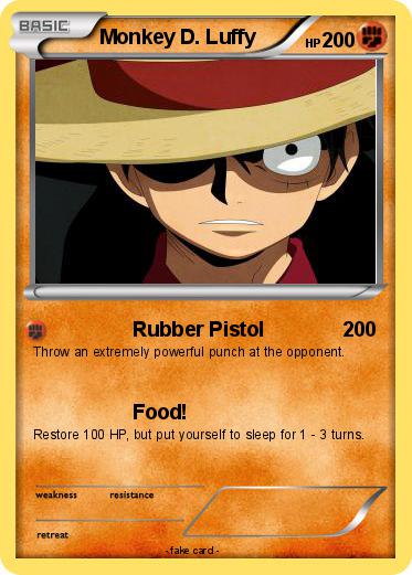 Pokemon Monkey D. Luffy