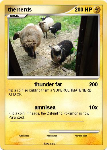 Pokemon the nerds