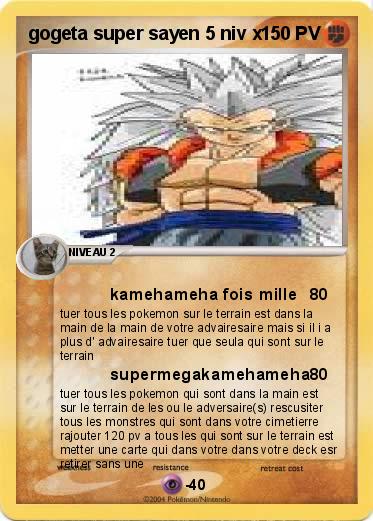 Pokemon gogeta super sayen 5 niv x